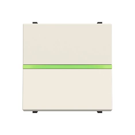 Zenit Poussoir No Voyant Temoin Blanc 2 Modules 2CLA220450N1101 ABB N2204.5BL (1/3)