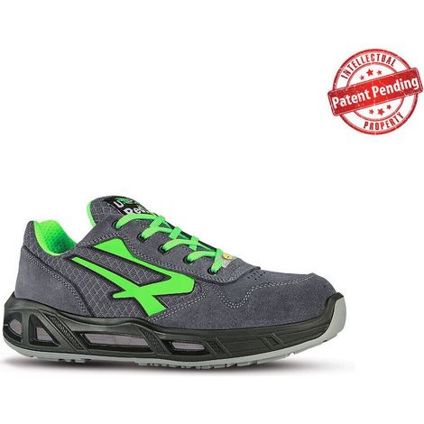 Zapatos de seguridad bajos POINT CARPET ESD S1P SRC - Gris/Verde 48 (1/4)