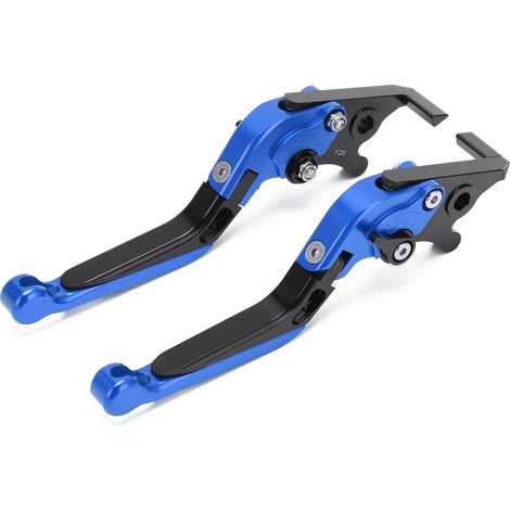 Satz mit 2 linken und rechten Bremshebeln für Yamaha NMAX 155 Motorrad (2015-2021), Tuningzubehör, Ersatzteile für Pit Dirt und Motocross (blau). (1/5)