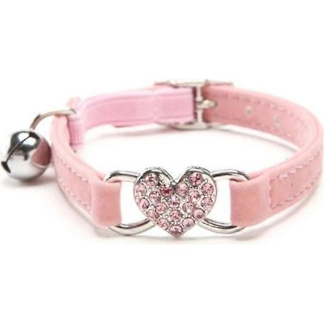 Collier de sécurité pour chat avec sangle élastique, collier pour chaton et petit chien avec grelot (1/4)
