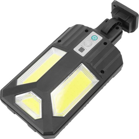 Solar-Wandleuchte mit 3COB-Bewegungsmelder, energiesparend, hohe Helligkeit, wasserdicht, für den Außenbereich (1/5)