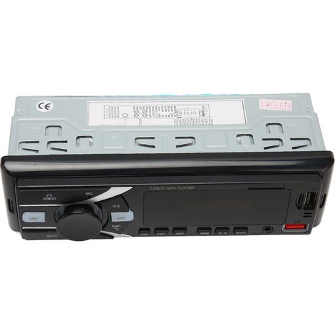 Autoradio MP3 avec fonction Localisation de véhicule, 7 lumières colorées, chargement USB et connexion Bluetooth. Récepteur stéréo pour voiture. (1/5)