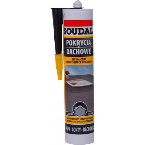 Mastic d'étanchéité noir pour toiture 280 ml - SIL DEK SOU (1/3)