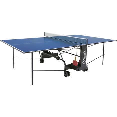 Tavolo da Pin Pong con Piano Blu e Ruote per Interno Garlando Advance Indoor (1/4)