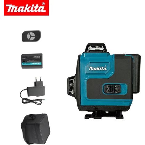 Livella Laser 4D 16 Linee Verde 360° per Cantiere - con Batteria e Caricabatterie