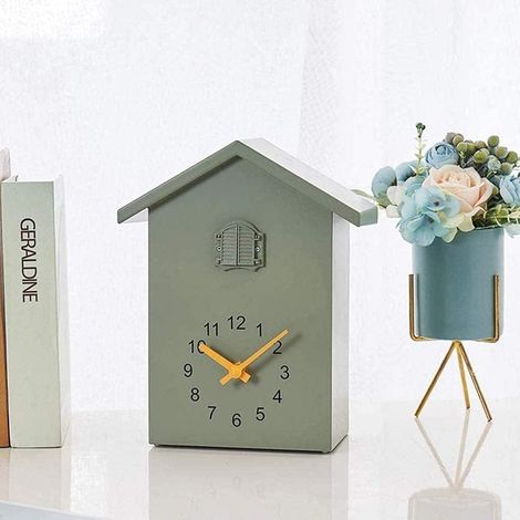 Horloge coucou moderne avec oiseau suspendu, pour salon/enfants/chambre/cuisine/bureau, décoration de mode (type B) (1/4)