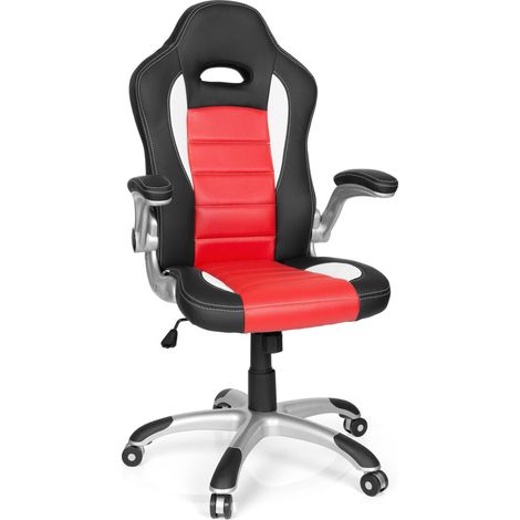 Gaming Stuhl / Bürostuhl GAME SPORT rot / schwarz hjh OFFICE (1/5)
