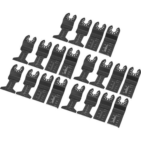 Lames de scie oscillantes en acier à haute teneur en carbone, pour outil multifonction BOSCH, coupe nette et précise. Lot de 5. (1/5)