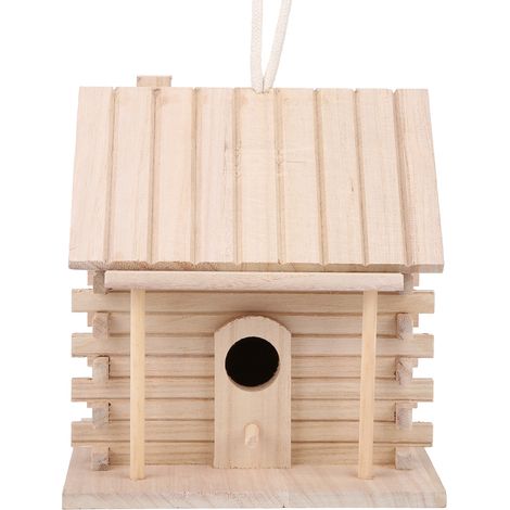 Nid d'oiseau en bois, nichoir chaud, cage à oiseaux en bois, cage extérieure pour perruches ondulées, cage pour mainates, cage suspendue pour oiseaux (1/5)