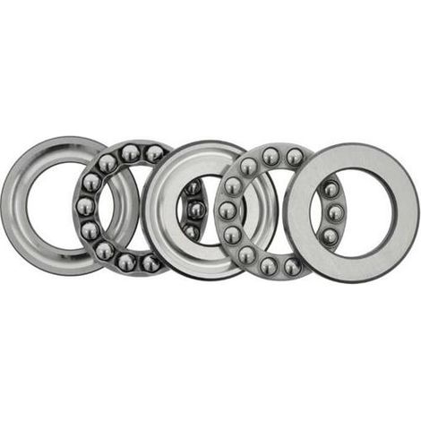 Roulements à billes 52207 B.34mm Ext 62mm Int 30mm Acier à roulement standard (100Cr6