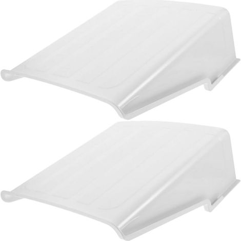Cache Caméra Extérieur Blanc en Plastique, Protection Pluie et Poussière (1/5)