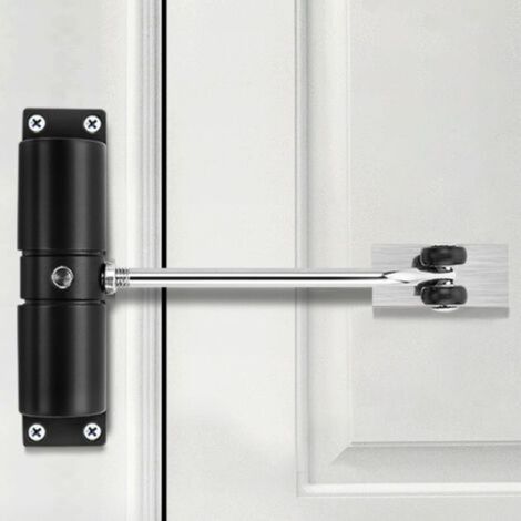 Ferme-porte automatique, fermeture automatique en alliage de zinc réglable, complet avec clé de réglage et vis (1/5)