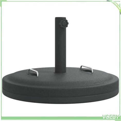 Base de parasol - FAFEICY - 4007986 - 25 kg - Ø38/48 mm - Poignées, rond (1/5)