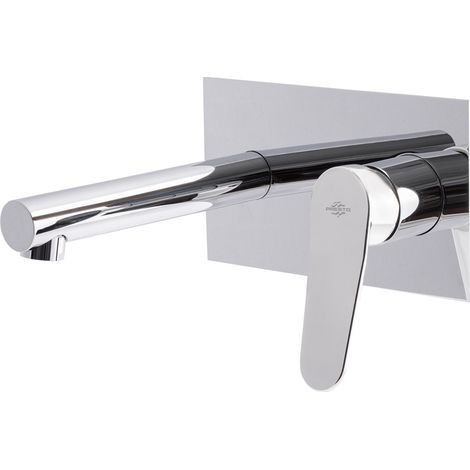 Presto Dalma 7205616 Grifo lavabo monomando mezclador mural empotrable negro (1/2)
