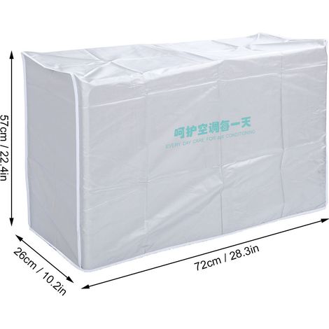 Ortviai Housse de Climatiseur Extérieure Universelle 72 x 26 x 57 cm, Étanche, Anti-UV et Antipoussière en Toile Oxford (1/4)