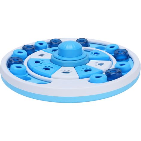 Jouet puzzle pour chien avec distributeur de croquettes à distribution lente : stimule l'intelligence de votre animal, jeu d'entraînement interactif et amusant avec friandises, jouet d'enrichissement (1/5)