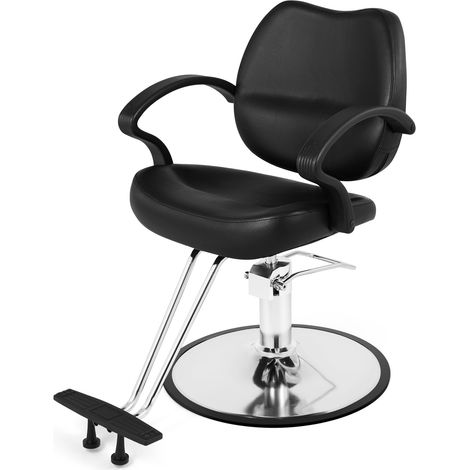 Salon Chair Barber Chair, Heavy Duty Hydraulic, 360 Degrees Rotation, PU Leather, Adjustable Height, for Salon Barbershop Home