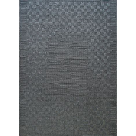 JUTA ASPECT BOX - Tapis aspect jute gris 160x225