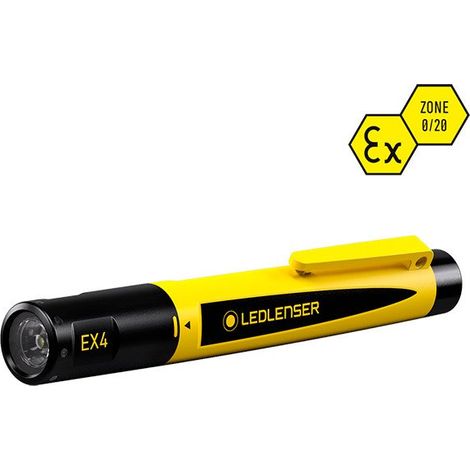 Linterna LED EX4 50 lm 2xAAA Microceldas 35m negro/amarillo LEDLENSER (1/3)