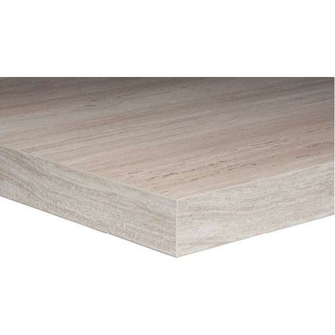 Top bagno travertino romano mm. 59x1202x490