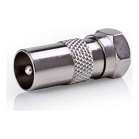 Decodificador Nedis csgb41953me niquelado 75 ohm recto (1/3)