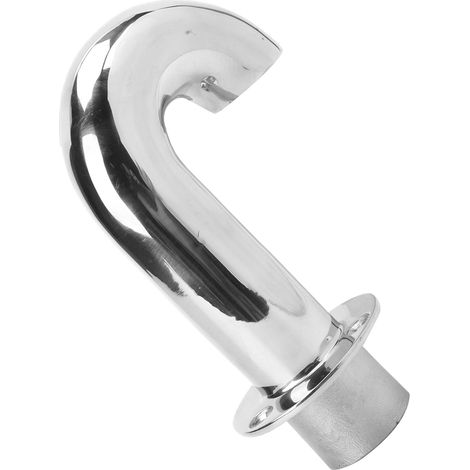 Raccord de ventilation coudé 1,4 pouces en acier inoxydable 316 pour bateau, tube d'aération pour porte et fenêtre, connecteur de conduit (1/5)