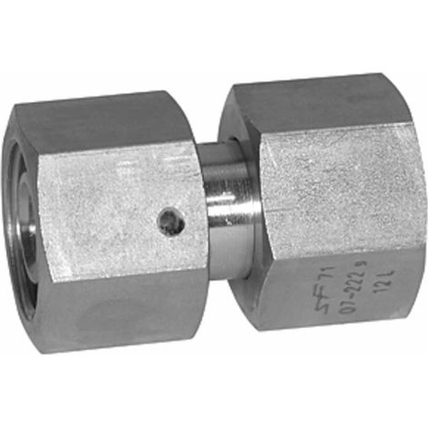 Riegler Einstellbare gerade Verschraubung, Dichtkegel, ES 1.4571 Ø 6 mm (1/3)