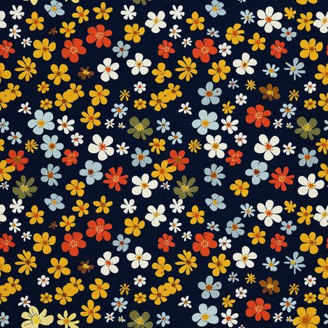 Dekorativer Outdoor-Stoff Oxford - Motiv Blumen I DX5461 (1/5)