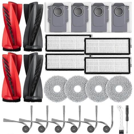 Pièces de rechange pour filtres de brosse d'aspirateur Roborock Qrevo S5V, Qrevo Edge S5A, Qrevo Curv, Qrevo Curv S5X, Qrevo Edge (1/5)