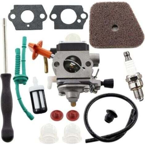Kit de carburateur de rechange pour Stihl FS87 FS90 FS100 FS110 HL95 HL100 HT100 KM90 KM100 KM110 SP90 avec filtre à air et tournevis (1/4)