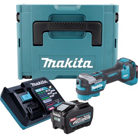 Makita TM 001 GT101 Outil multifonctions sans fil 40 V max Starlock Max Brushless + 1x batterie 5,0 Ah + chargeur + Makpac (1/5)