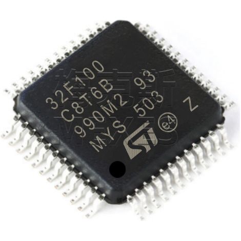 Electronic components of the STM32F100C8T6B chip STM32F100CBT6B, 5 units, 5 units.