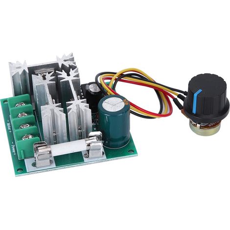 Module de contrôle de vitesse pour moteur CC, haute puissance, contrôle progressif, CCMHCN, 6 V-90 V, universel (1/5)