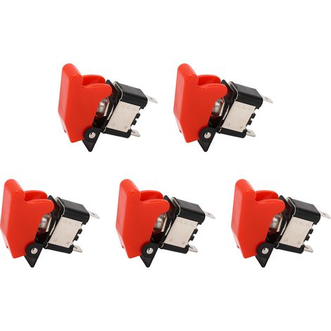 Interrupteur à bascule étanche 12V DC 25A 2 broches, lot de 5 pour bateau et véhicule (1/5)