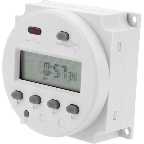 Minuterie numérique Commutateur de contrôle du Temps Compte à rebours LCD numérique minuterie électronique CN 102A 12V / 24V / 110V / 220V(220V) (1/5)
