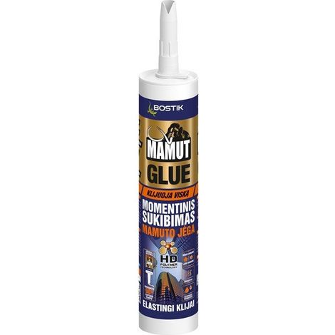 Adhesivo de construcción den-braven mamut glue lt 290 ml resistente al clima