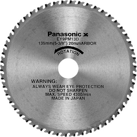 Lame Acier pour Scie Circulaire Ey45A2L - 135x20 mm/50 dents - D-Work (1/5)