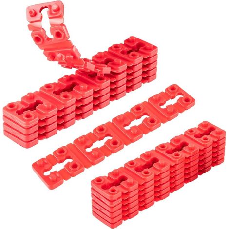 Distanziatori per prese, distanziatori per prese multiple a 48 vie, distanziatori per piastre da parete in plastica, distanziatori per piastrelle da parete per riparare prese/interruttori allentati (e (1/4)
