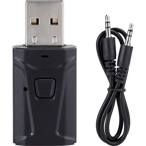 Adaptateur Bluetooth 5.0 Émetteur Récepteur Audio 2-en-1 pour TV Voiture Maison Hi-Fi (1/5)