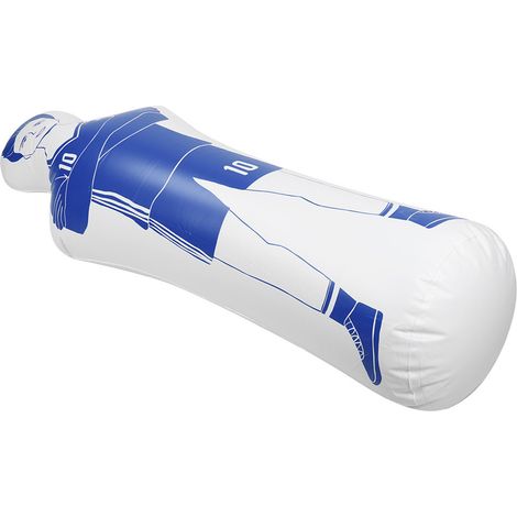 Sac de frappe gonflable de football et de boxe en PVC bleu, 0,35 m, 40 x 160 cm (1/5)