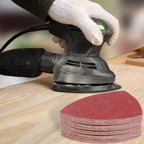 Triangular Sander Paper 40 Grit 11 Holes