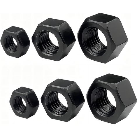 20 Pièces Écrou Hexagonaux M4, Les Écrous, Noir Écrous Hexagonaux, Fixation D'écrou, Pour Le Boulonnage et L'écroutage, Le Maintien D'objets en Place (1/5)