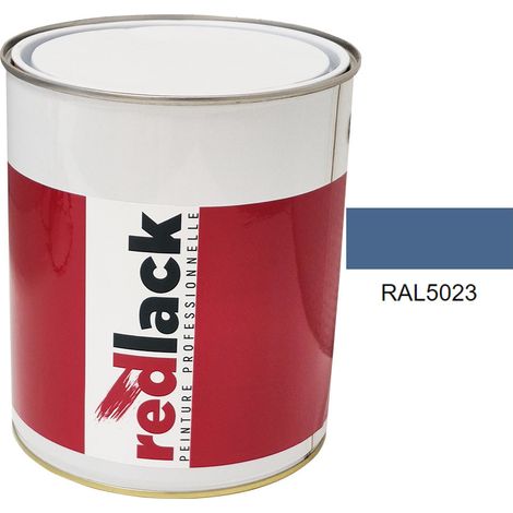 Dose 3L Lack Mehrzweckfarbe – RAL 5023 – Fernblau – Seidenmatt – für verschiedene Oberflächen – Redlack