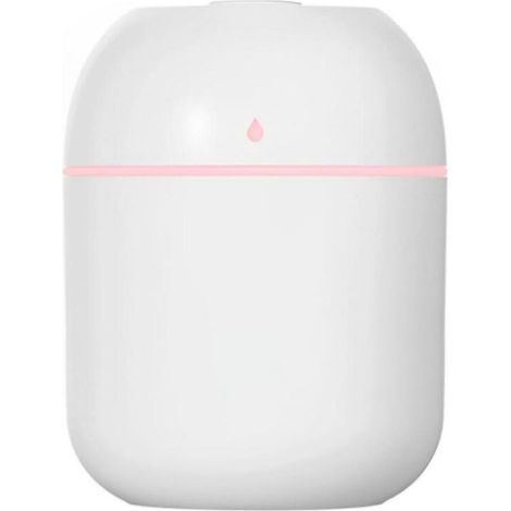 Mini Humidificateur D'Eau, Petit Diffuseur de Bureau d'Air de Brume Fraîche Alimenté par USB Portatif de 220 ml avec Veilleuse Douce pour Bureau (1/5)