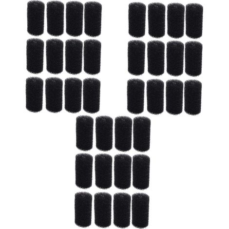 36pièces Sponge Filtrante pour Piscine Éponge Absorbante Huile Cylindrique Noire Haute Efficacité pour Nettoyage De Piscines Spas Et Bains à Remous (1/5)