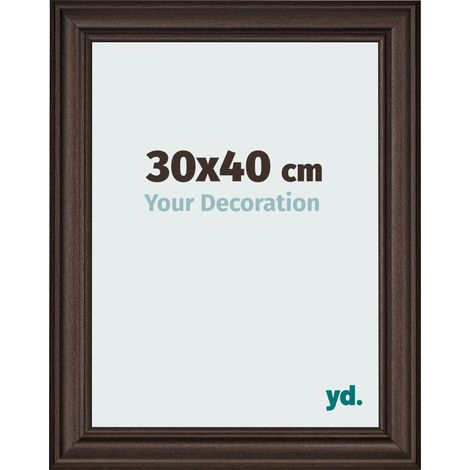 yd. - Cadre photo 30x40 - Chene Fonce - MDF - Lazio