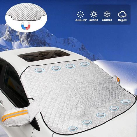 Protecteur Pare-Brise - 160 x 85 Cm - Universel Pour Voitures - Protection Contre Soleil Gel Neige Poussière - 1 Piece (1/5)