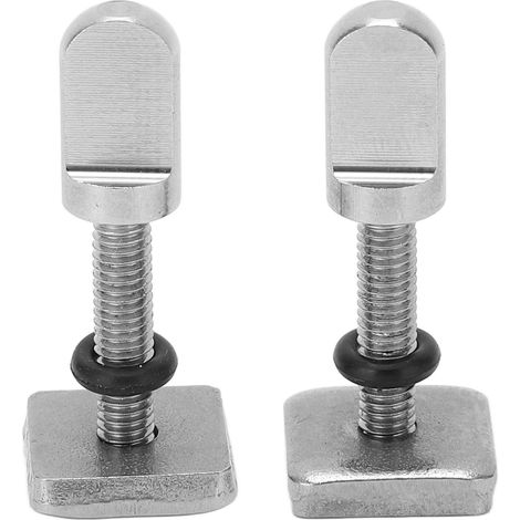 Stück Edelstahl-Finnenschraubenplatten, manueller Befestigungsstopfen für Surfbrett-Longboard M4 (1/5)