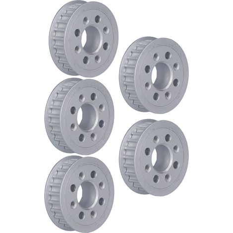 Poulie de distribution 5PCS, alésage 14 mm, roue synchrone HTD pour machines CNC, machines laser et équipements d'ingénierie (1/5)
