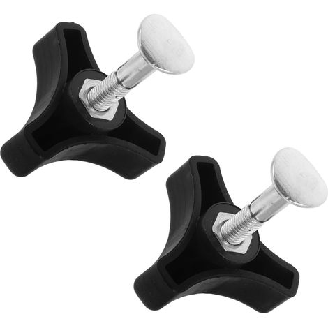 Lot de 2 Sets de Vis et Écrous pour Poignée de Tondeuse à Gazon, Fixation Robuste en Métal Compatible Outils de Jardin Motorisés, Accessoire Pratique pour Entretien Pelouse